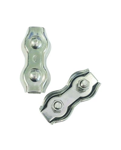 Seilverbinder 5-8mm für Zaunseil, Edelstahl 6 Stk