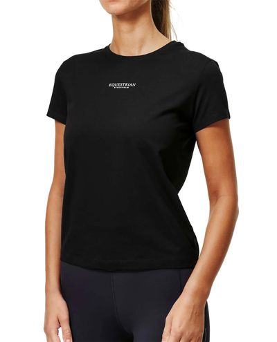 Damen-T-Shirt Schwarz