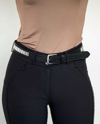 Gürtel Schwarz Dünn